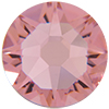 2038 Swarovski Crystal Light Rose 34ss Hotfix Flatback Rhinestones 1 Dozen CLEAR ADHESIVE UNFOILED